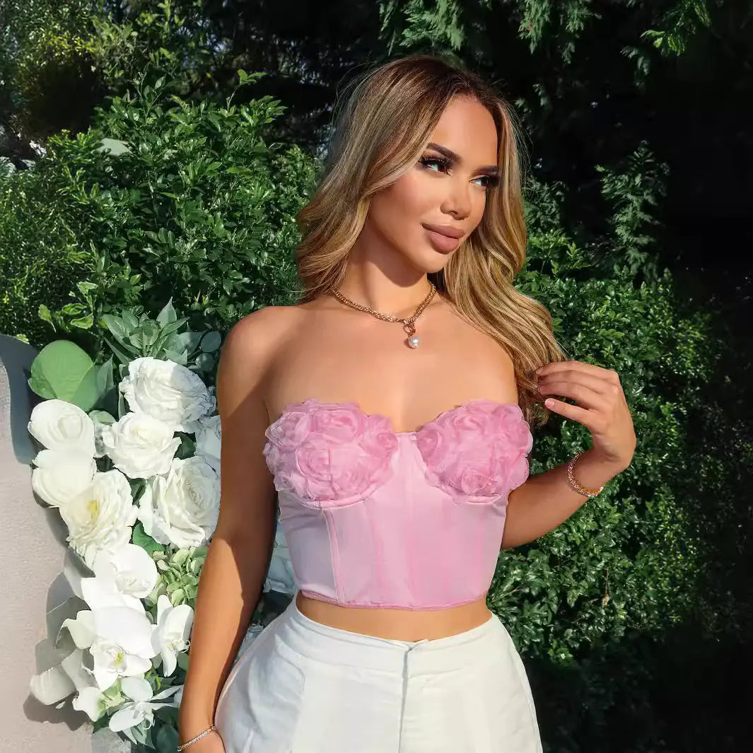 Printed Off-Shoulder Tank Top, Women's Fashion (8 Colors)